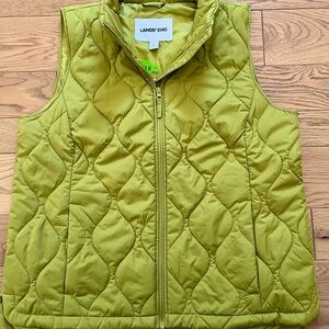 Lands' End FeatherFree Quilted Insulated Vest